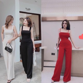 Jump dài cúp ngực 2 dây quần suông