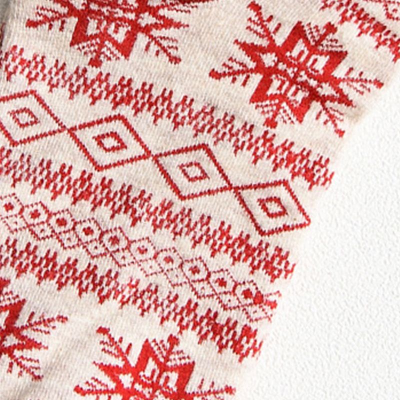 Vớ Cotton Cổ Cao In Họa Tiết Tuần Lộc 3D Nhiều Màu Giữ Ấm Co Giãn Thời Trang Cho Nữ