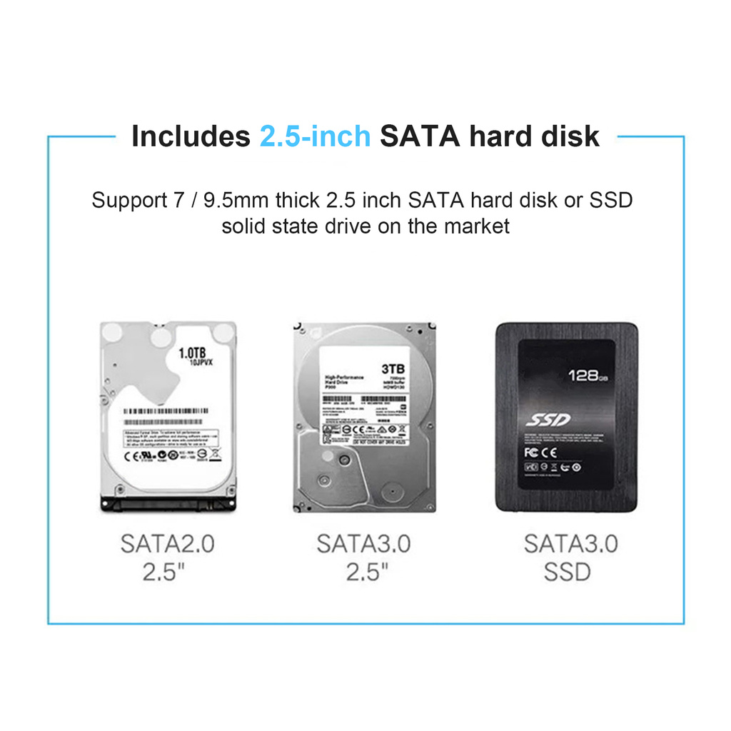 Ổ Cứng Ssd 2.5inch Usb 3.0 5gbps Cho Laptop / Pc | BigBuy360 - bigbuy360.vn