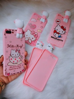 Ốp thú leo kitty doremon cho iphone