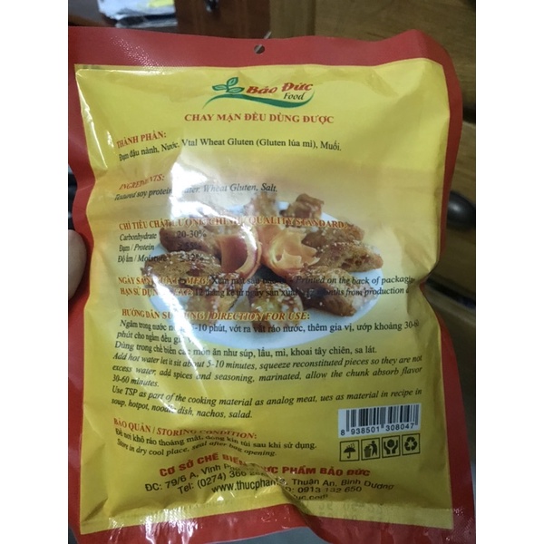 Sườn non chay_ bịch 100gr