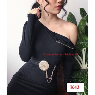 Đai váy belt kèm xích 4cm K43