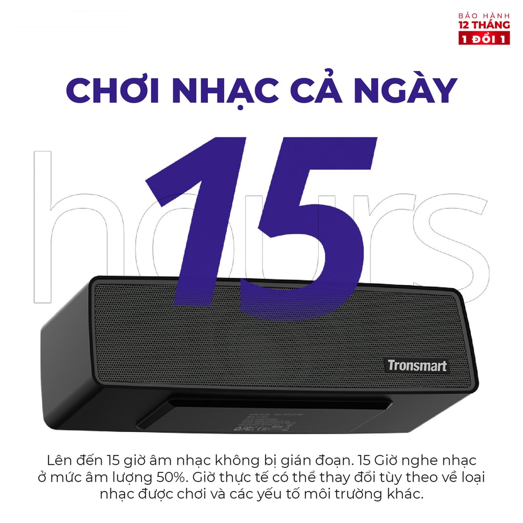 Loa Bluetooth mini 5.0 Tronsmart Studio 30W Ghép nối không dây đến 100 loa Âm thanh trung thực TM-443073