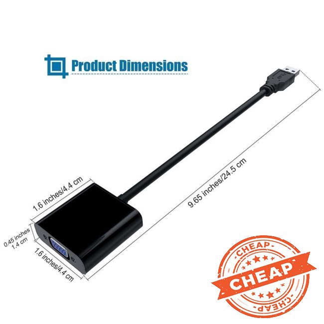 Cáp Chuyển Đổi Usb 3.0 Sang Vga Cho Pc Laptop