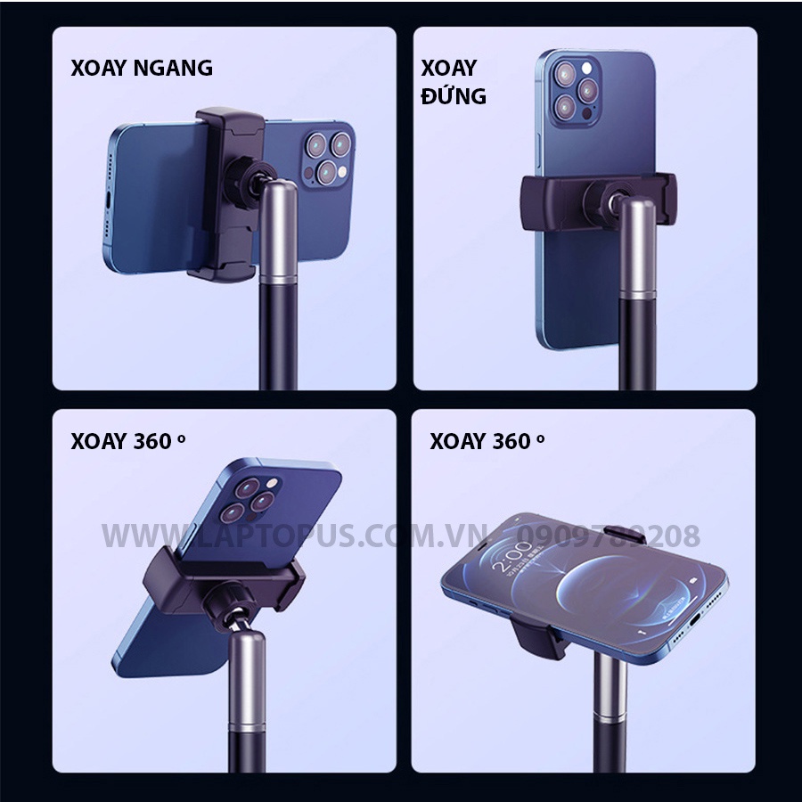 Giá Đỡ Sàn Livestream Chụp Ảnh Quay Video Điện Thoại iPad Chắc Chắn