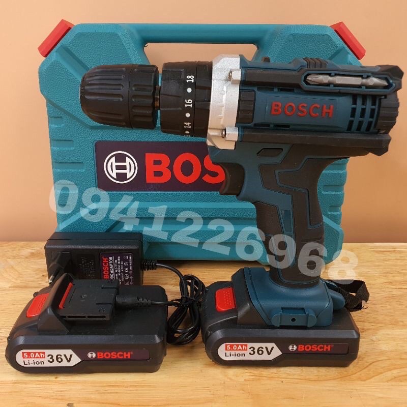 Khoan Pin 3 Chức Năng BOSCH ⚡️36v 24 phụ kiện