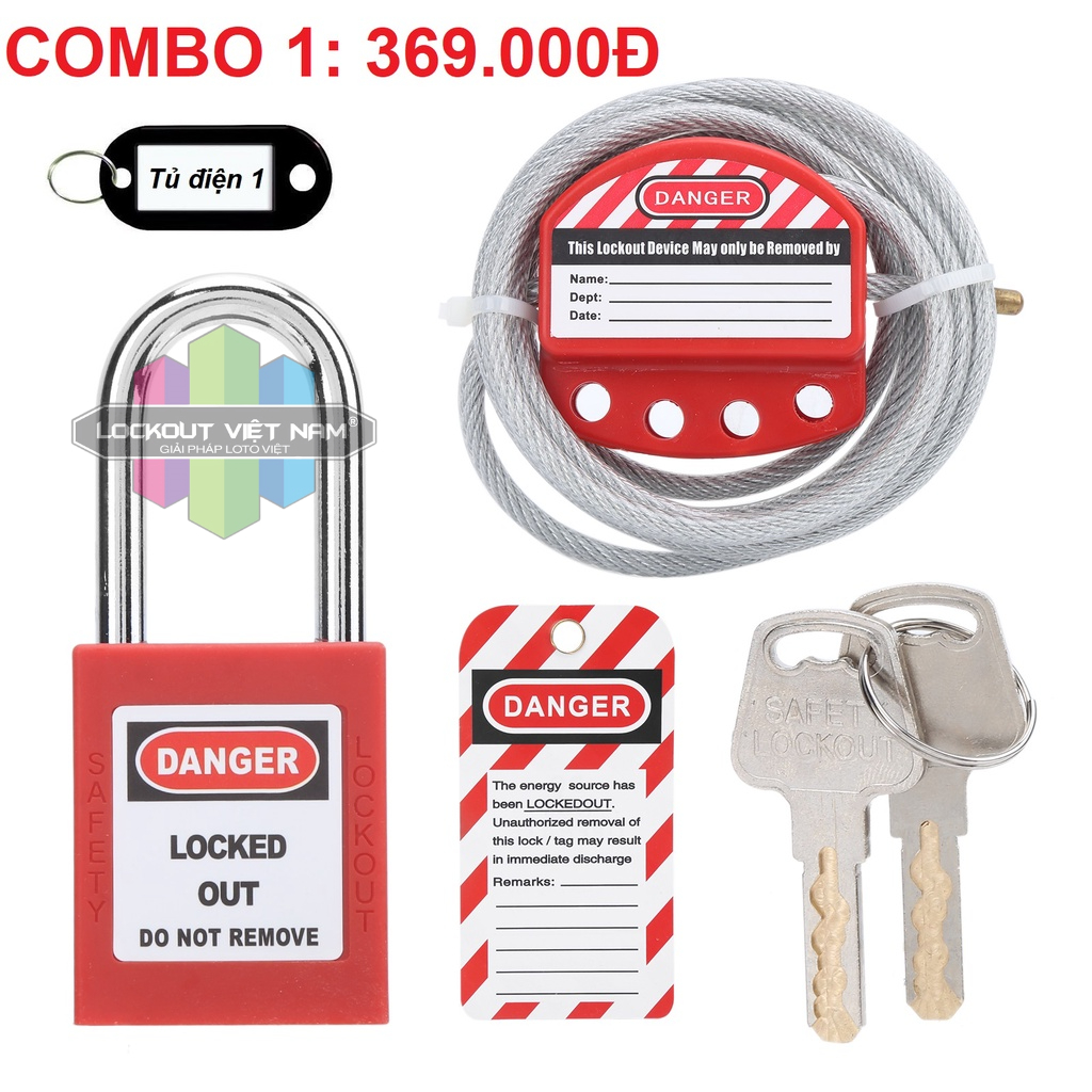 COMBO KHÓA LOTO AN TOÀN CHO NGÀNH CƠ ĐIỆN-NHÀ MÁY