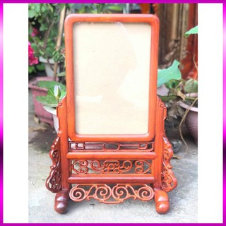 Khung ảnh thờ chiện bo góc gỗ hương đá (20x30)