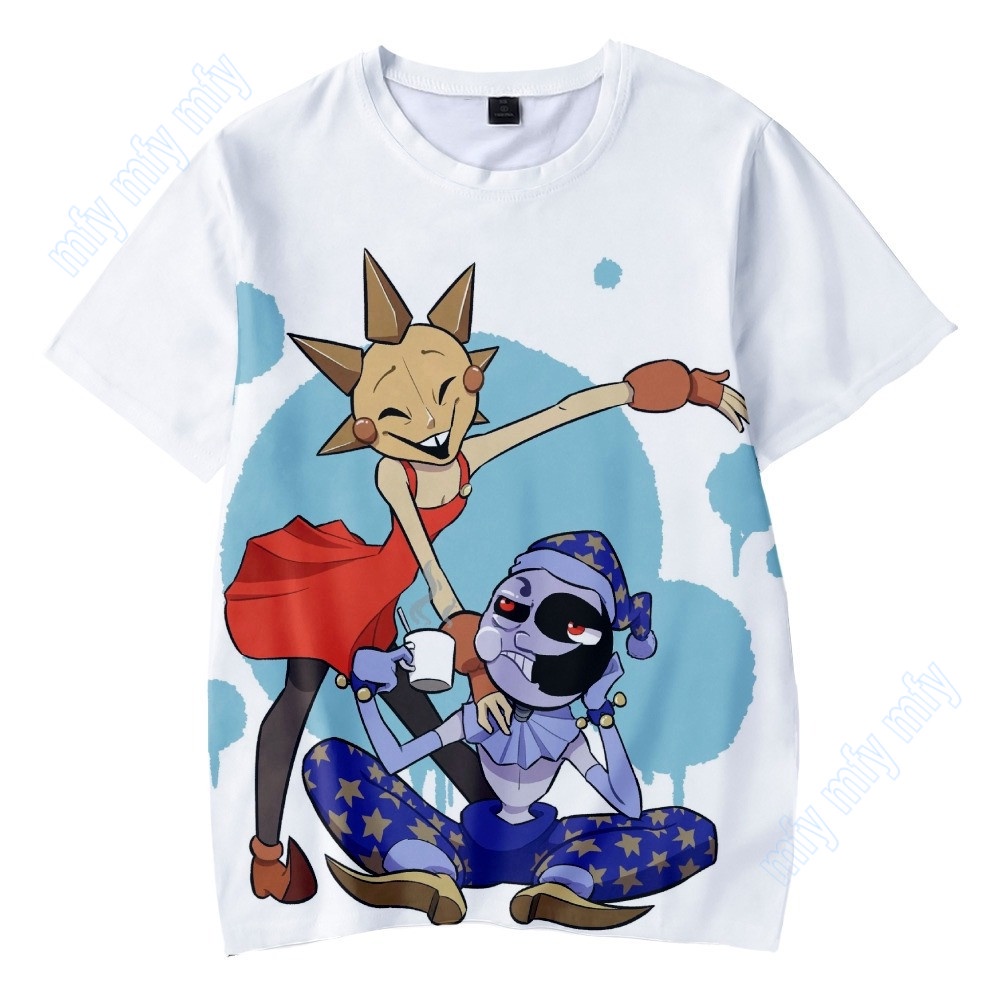 Áo Thun Họa Tiết Hoạt Hình Sundrop FNAF Cho Người Lớn/Teens