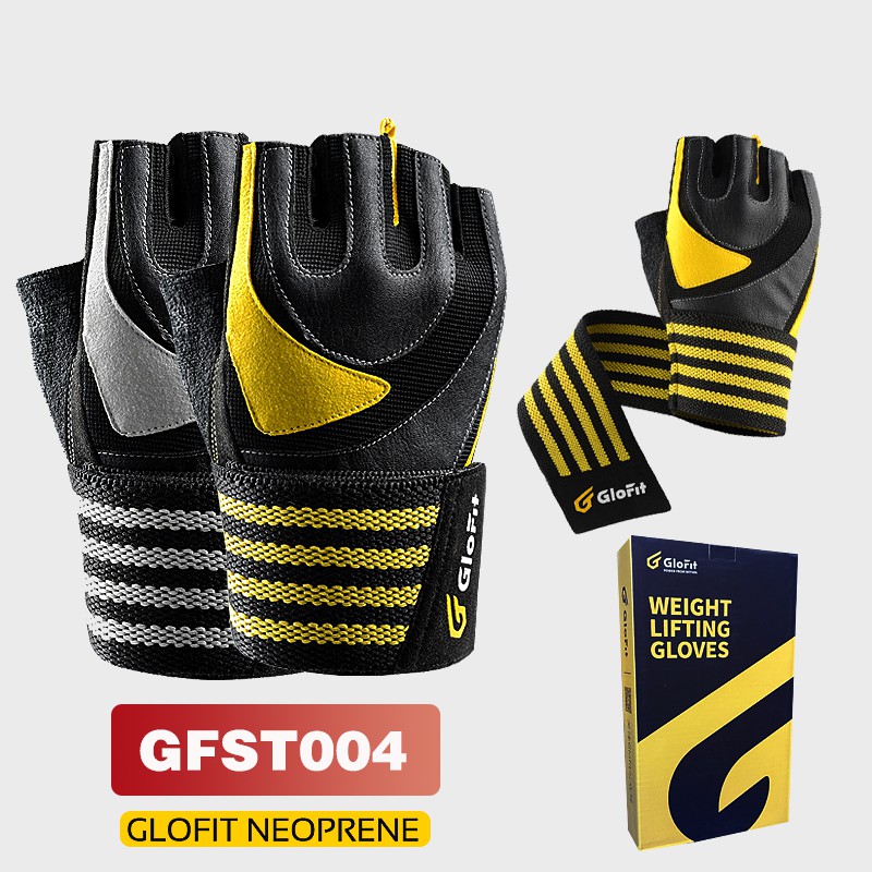 Găng Tay Tập Gym Glofit GFST004 Gym | Workout Gloves for Men & Women with Wrist Support, Full Palm Protection GFST004
