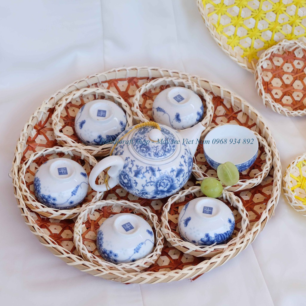 Bộ Mẹt Tre Kèm Lót Cốc - Trang Trí Nhà Cửa - HANDICRAFT SHOP | BigBuy360 - bigbuy360.vn