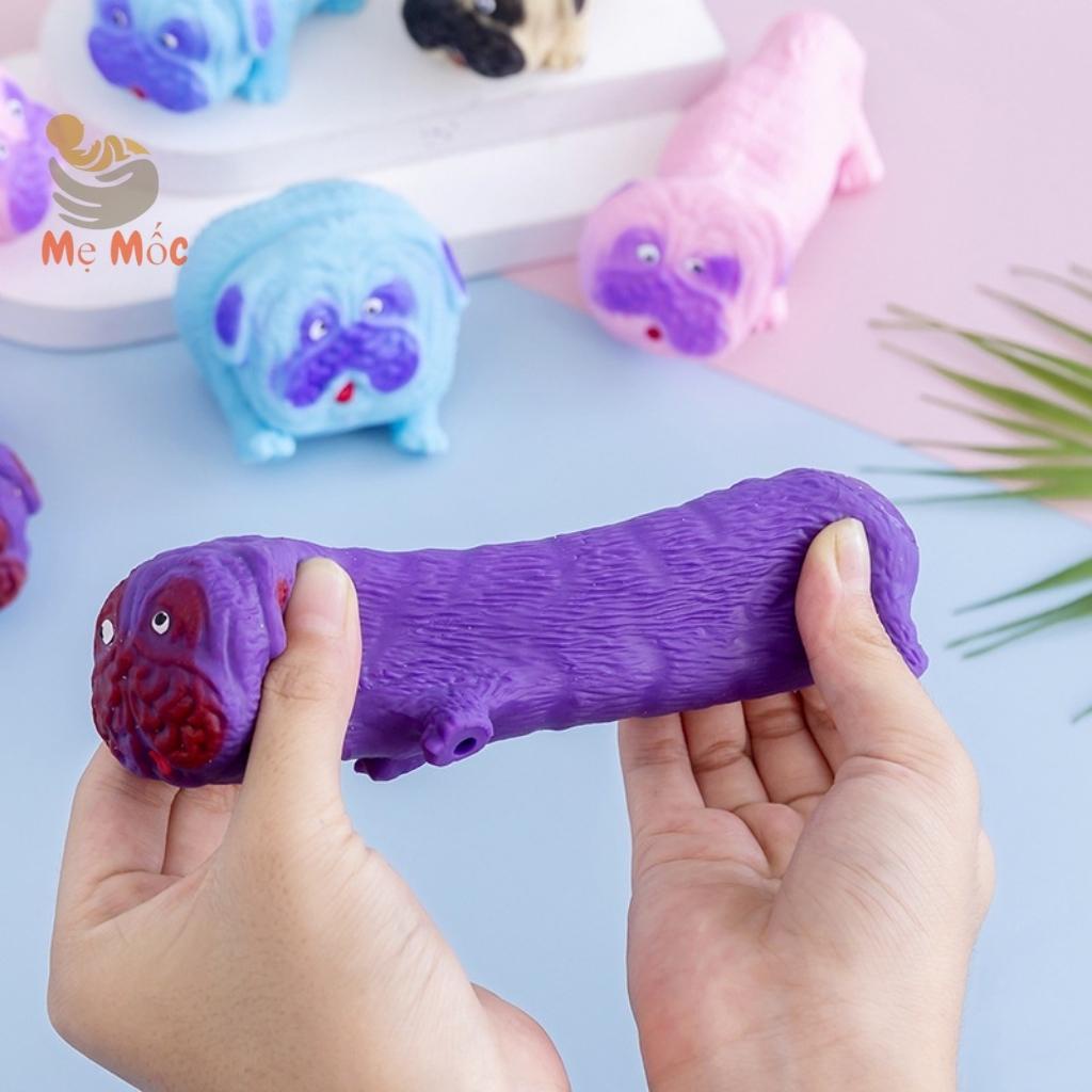 Đồ Chơi Giảm Stress Mềm Dẻo Hình Dáng Cún Pug Dễ Thương Bóp Nắn Co Dãn Thoải Mái Shop Mẹ Mốc