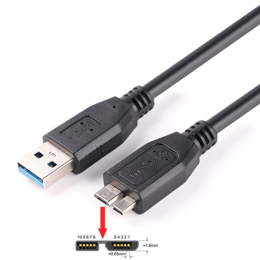 Dây Cáp Ổ Cứng Di Động Micro Usb 3.0 Wd My Book