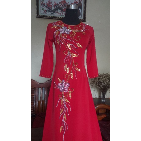 ÁO DÀI  MẸ 2 tà , Kèm QUẦN | BigBuy360 - bigbuy360.vn