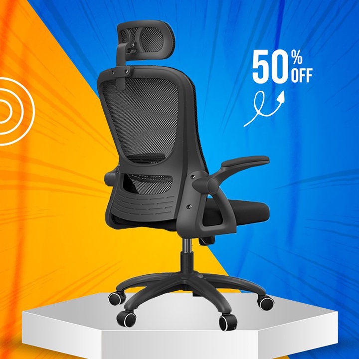 Ghế Làm Việc Văn Phòng Công Thái Học Ergonomic Giá Rẻ Chân Xoay, Ghế Chơi Game Gaming Cho Game thủ Omega M079