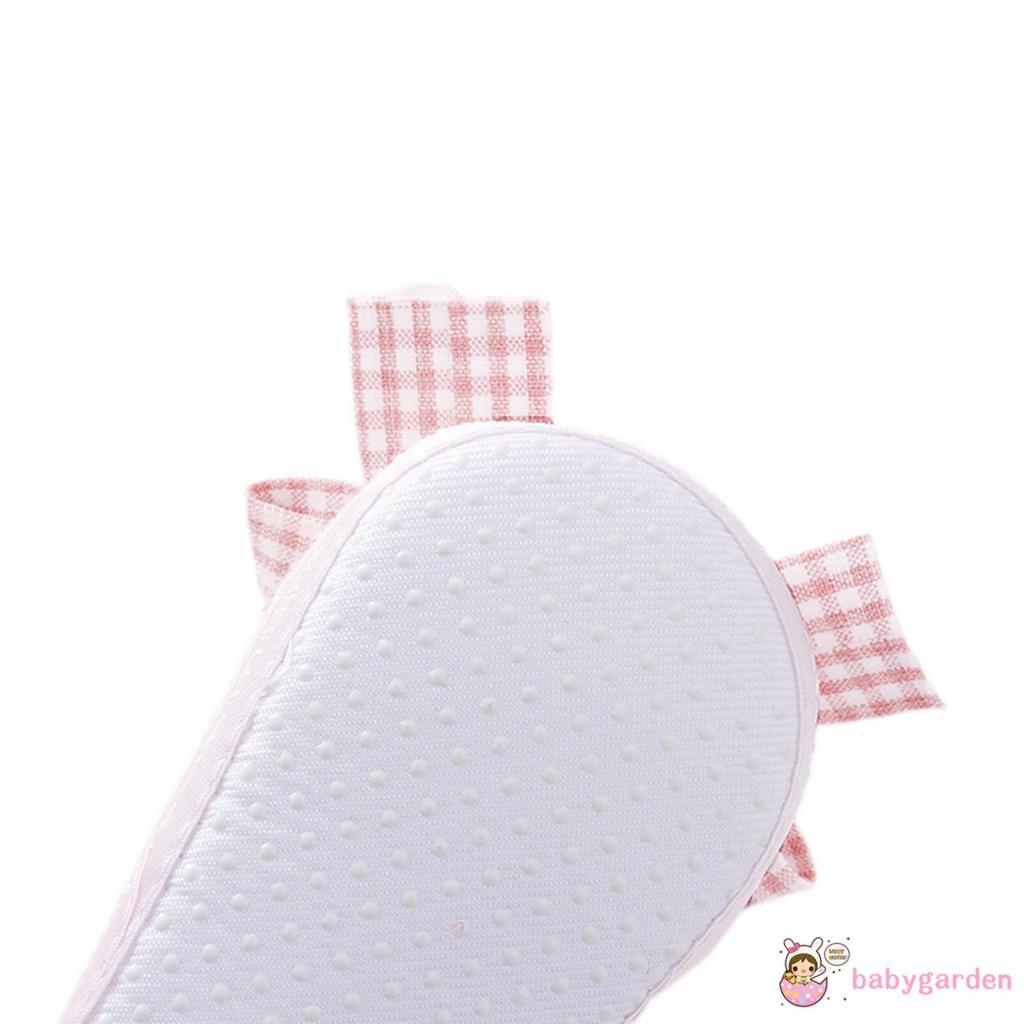 Giày Đế Mềm Thắt Nơ Chống Trượt Cho Bé Gái