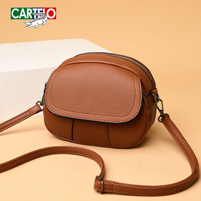 Túi Đeo Chéo Da Cá Sấu Mini Thời Trang Đơn Giản Phong Cách Retro Dành Cho Nữ