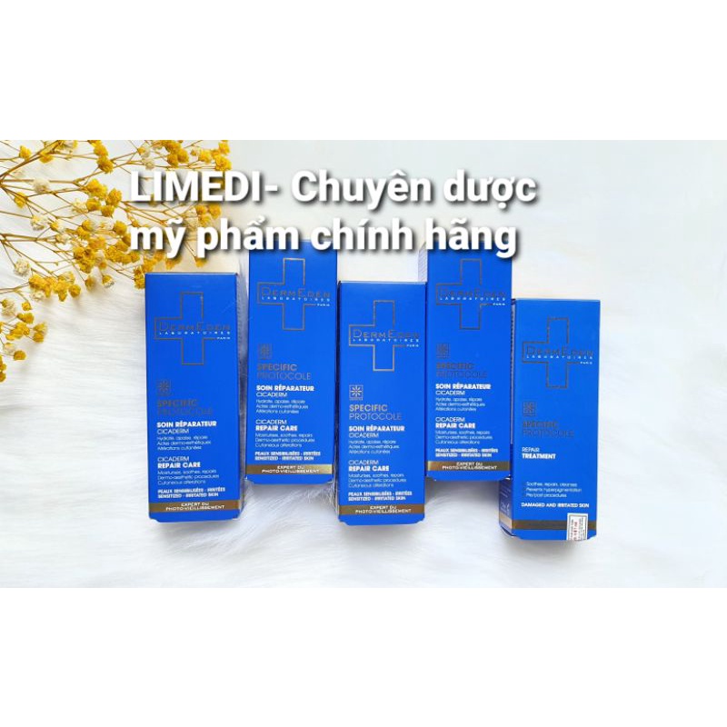 Kem dưỡng ẩm phục hồi da Dermeden Repair Care 30ml Date mới nhất