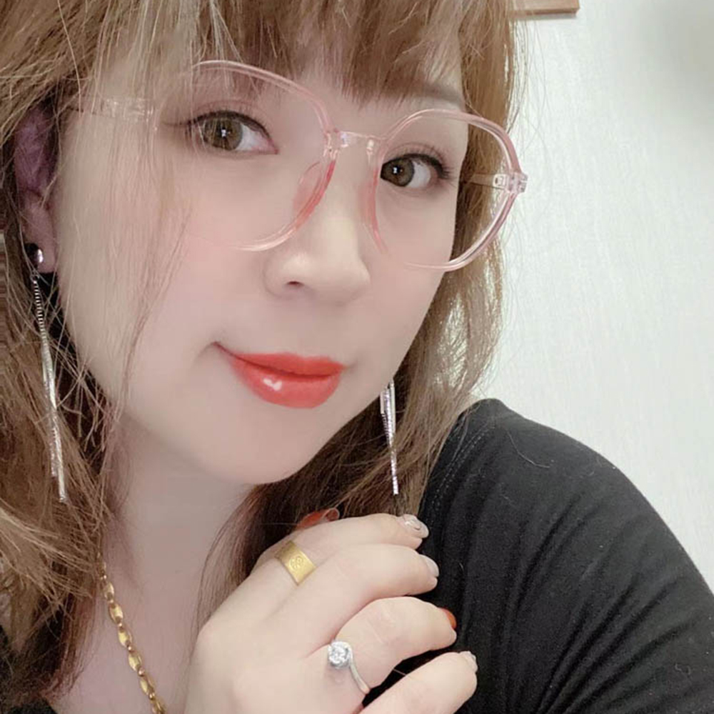 Mắt kính gọng tròn chống ánh sáng xanh phong cách Hàn Quốc dành cho nữ