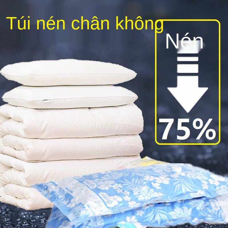 Túi nén chân không dày lưu trữ vải bông lớn cực quần áo chăn cỡ vừa và nhỏ gửi máy bơm khí ký túc xá hiện vật