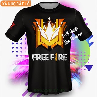 [Bán Chạy] Áo Free Fire - Áo FF  Rank Đại Kiện Tướng Cực Chất
