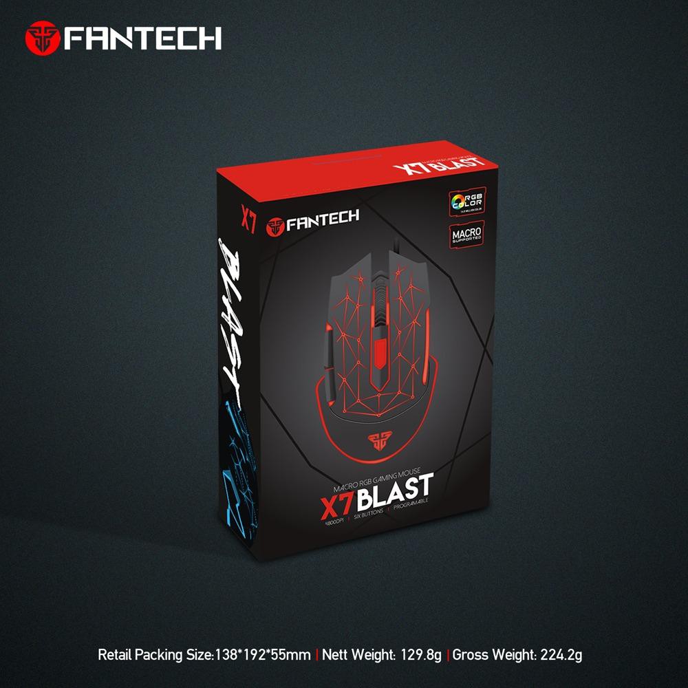 Chuột Gaming Fantech Blast X7 ( có phần mềm tùy chỉnh riêng )