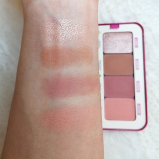 (trầy vỏ + vỡ phấn) Bảng phấn má, highlight The Balm Autobalm Cheek Pallette