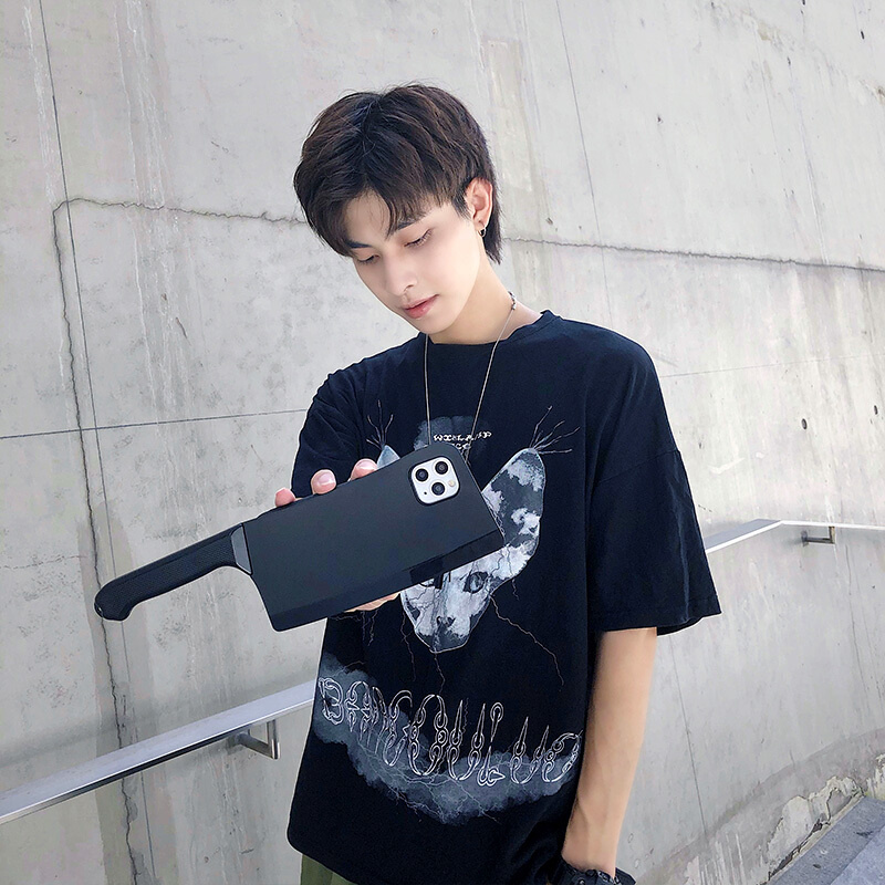 Ốp điện thoại hình dao thích hợp cho iPhone 13 13Pro 13Promax 12Pro Max 12Mini 11 11Pro Max 8 7 6s Plus X Xs Xr Se 2020