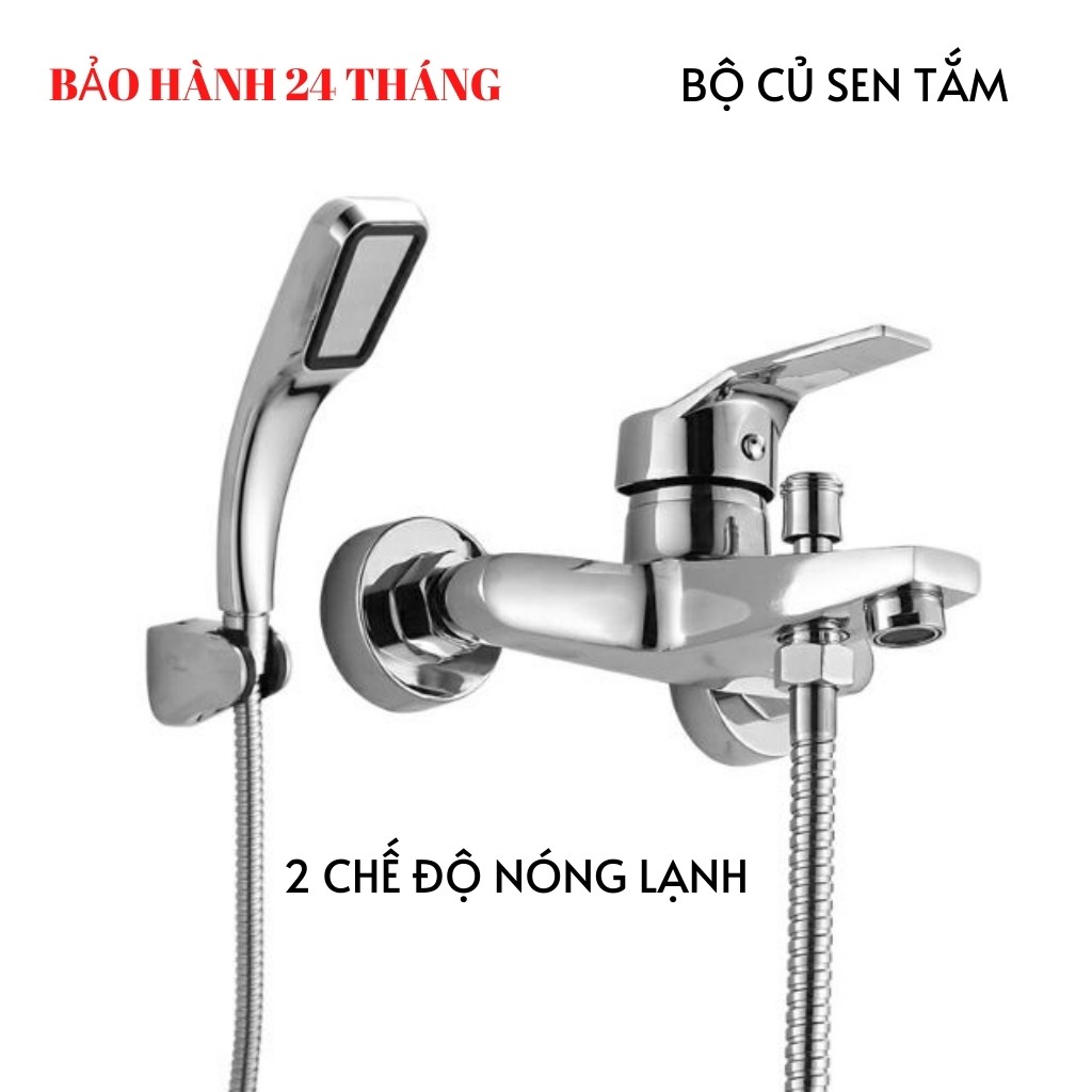 Bộ Củ Sen Tắm Nóng Lạnh Cao Cấp Hàng Nhập Khẩu Bảo Hành 12 Tháng