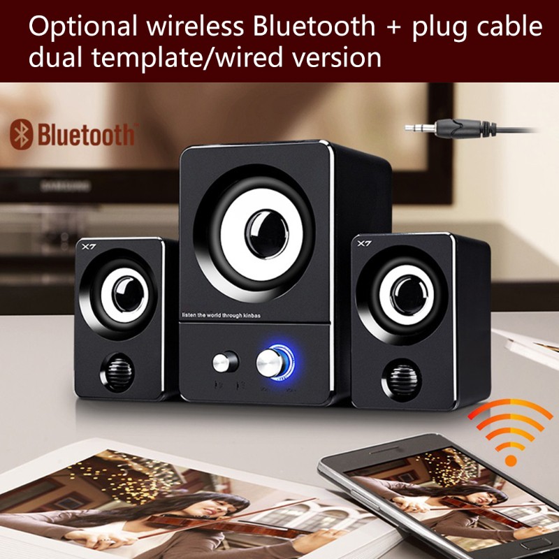 Loa Bluetooth Mini Âm Thanh Siêu Trầm Đầu Cắm 3.5mm