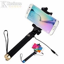 Gậy Tự Sướng, Gậy Selfie Có Nút Bấm Hỗ Trợ Chụp Ảnh, Quay Phim - Có Jack 3.5mm - Nhỏ gọn chắc chắn mang du lịch 15k