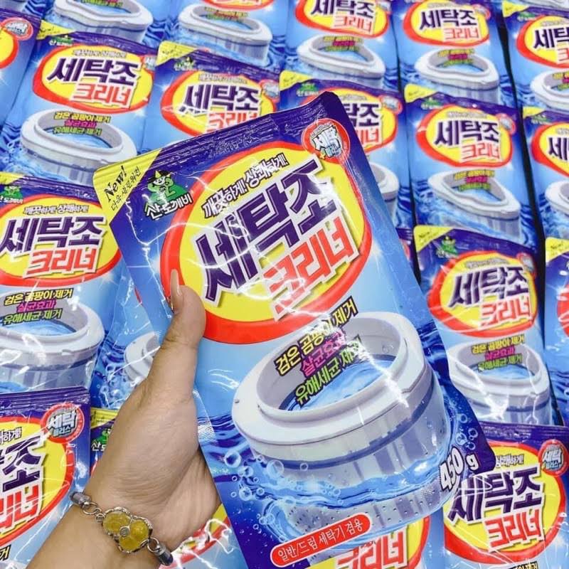 Bột Tẩy Lồng Giặt Hàn Quốc 450gr - Sát Khuẩn - Khử Mùi - An Toàn Cho Cả Gia Đình