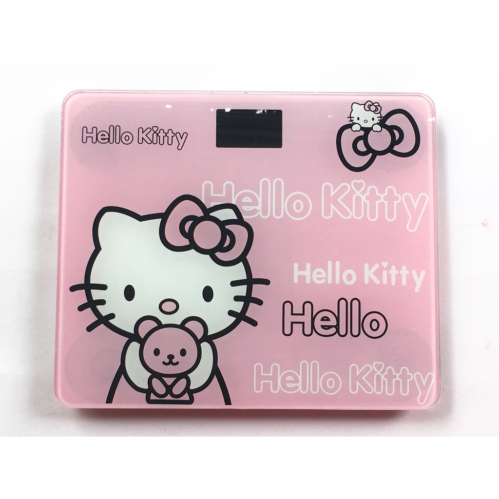 Cân điện tử hình MÈO HELLO KITTY kính cường lực Cân Sức Khỏe Cân Người Chịu Lực Tới 180KG Bảo Hành