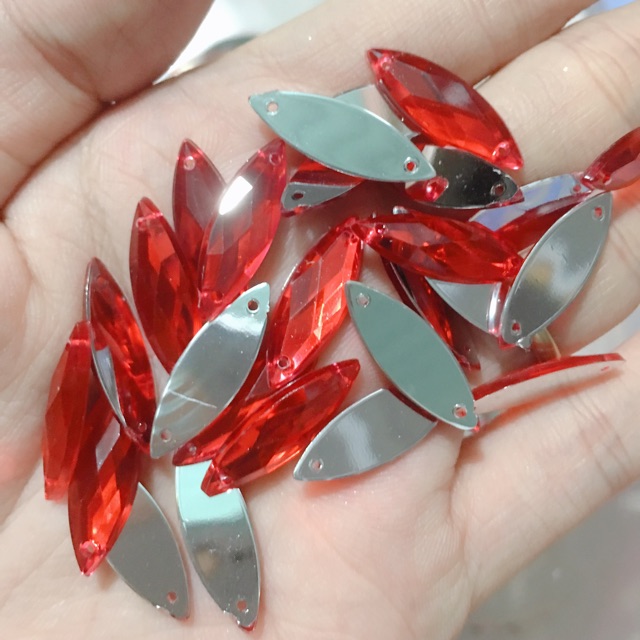 Đá kết size 7x 21mm giá rẻ gói 50gr