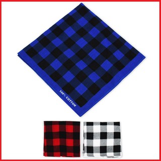 Khăn quàng cổ Bandana caro - Khăn làm yếm Turban caro trend 2021