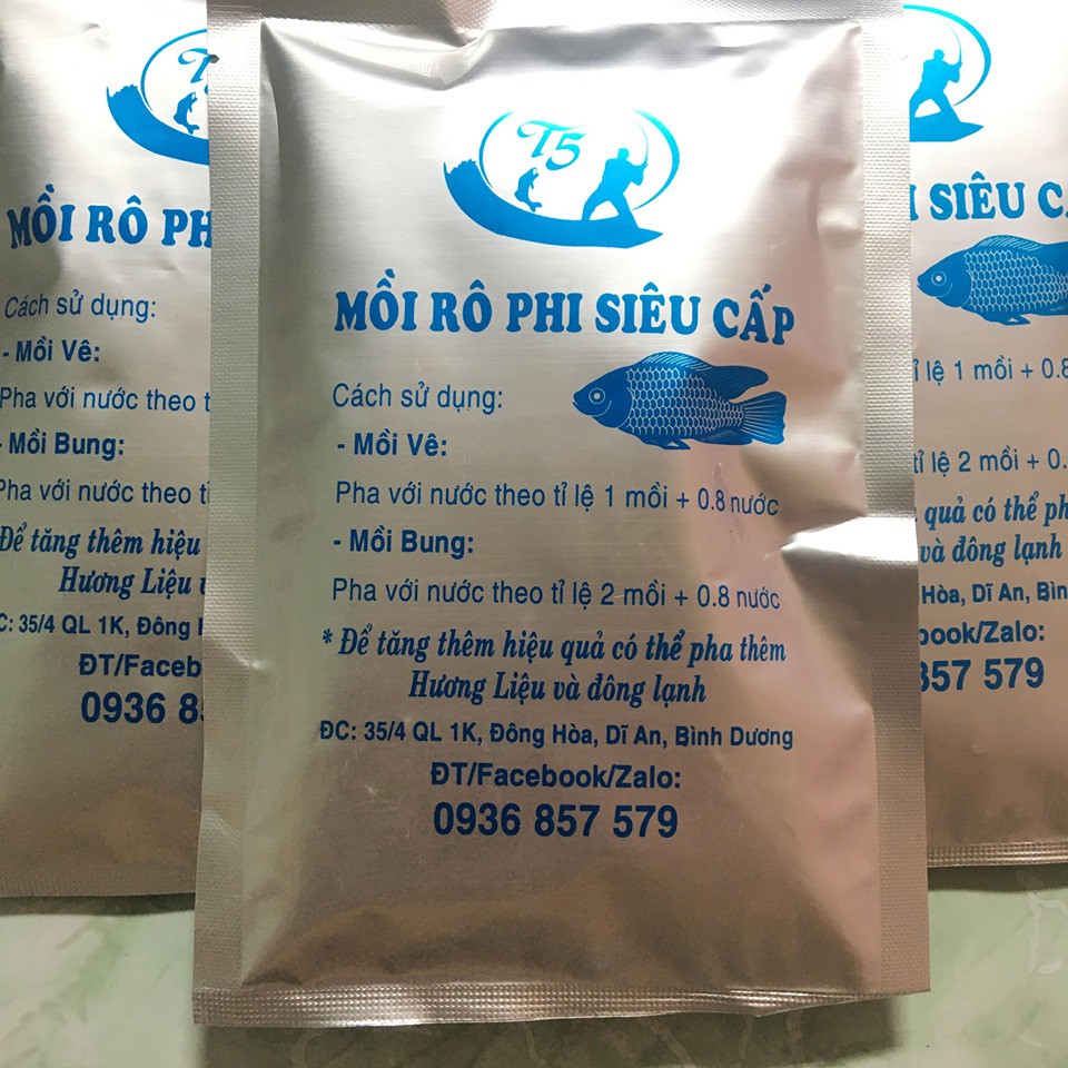 GÓI MỒI CÂU CÁ RÔ PHI SIÊU CẤP T5-CÁM CÂU CÁ RÔ PHI CÂU TAY,CÂU ĐÀI