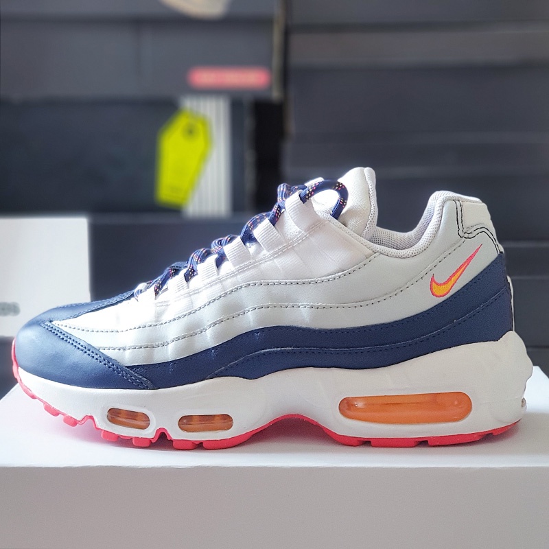 Giày Nike Air Max 95 Navy Orange, size 38.5, real 2hand