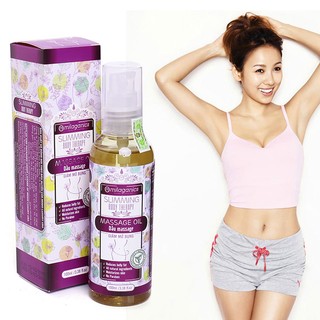 Dầu massage giảm mỡ bụng Milaganics Slimming Body Therapy 100ml