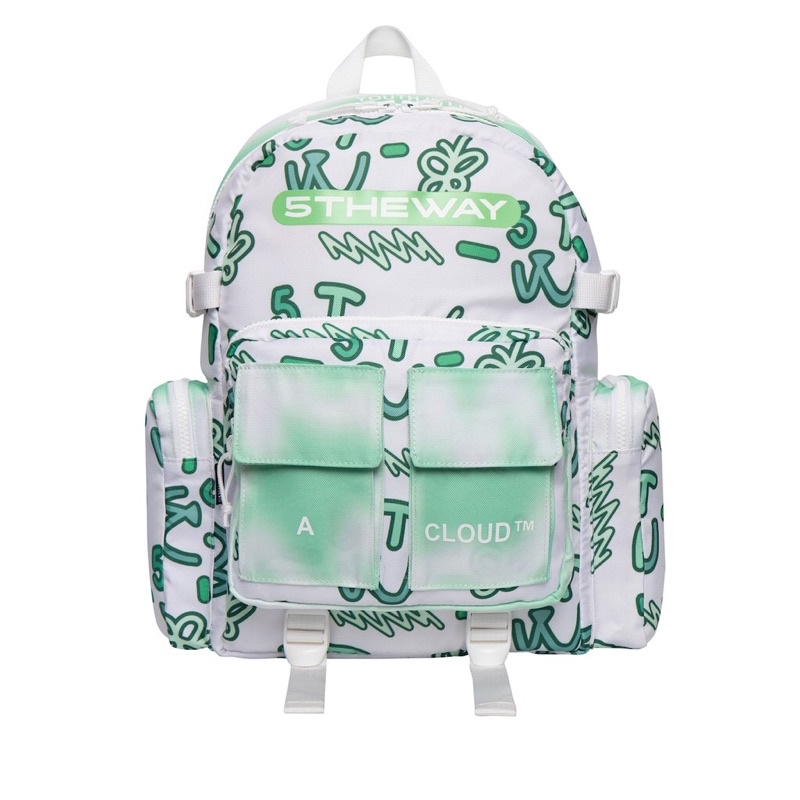 Balo 5THEWAY /teddy bear/ ROCKET BACKPACK - GREEN