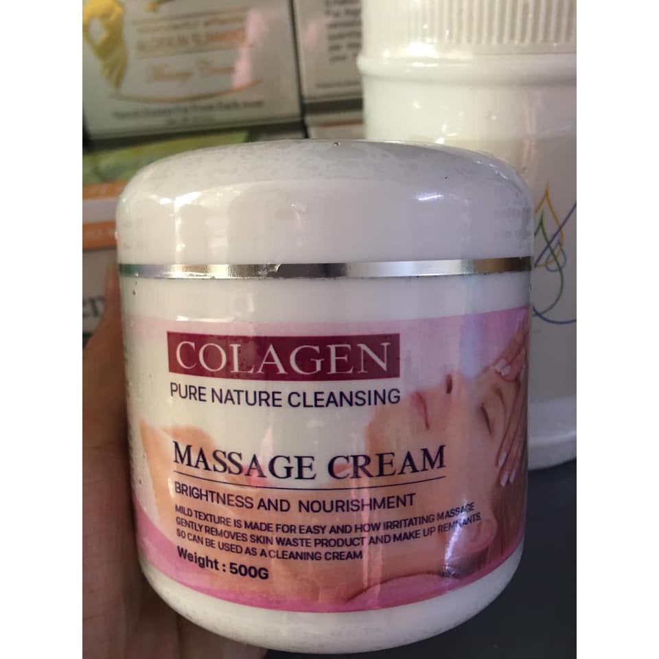 Kem massage Collagen thơm dịu, hũ 500g