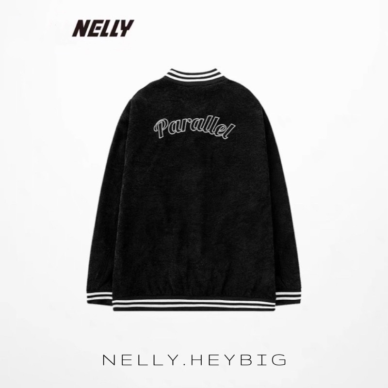 Áo khoác bomber  Nelly Heybig form rộng dành cho nam và nữ Parallel 59 30