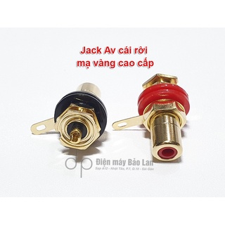 Jack Av cái rời (mạ vàng cao cấp)