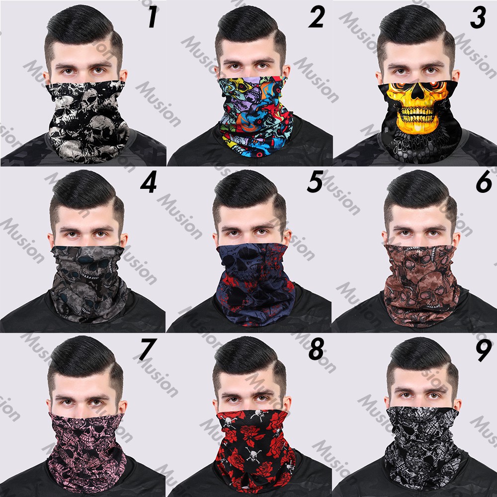 Khăn Ống Đa Năng Cao Cấp Trùm Mặt Bandana Đi Phượt Chống UV Chống Bụi Thấm Mồ Hôi Đi Xe Máy