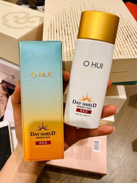 Kem Chống Nắng  Ohui Day Shield Perfect Sun Black AND RED 80ml SPF 50+/PA+++ ☀️☀️☀️