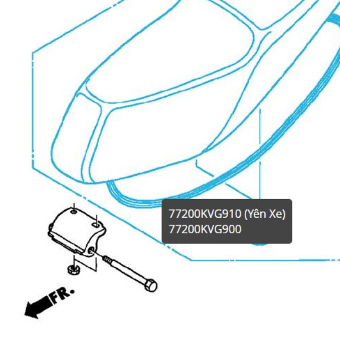 BÁT YÊN AB 110 ZIN CHÍNH HÃNG HONDA