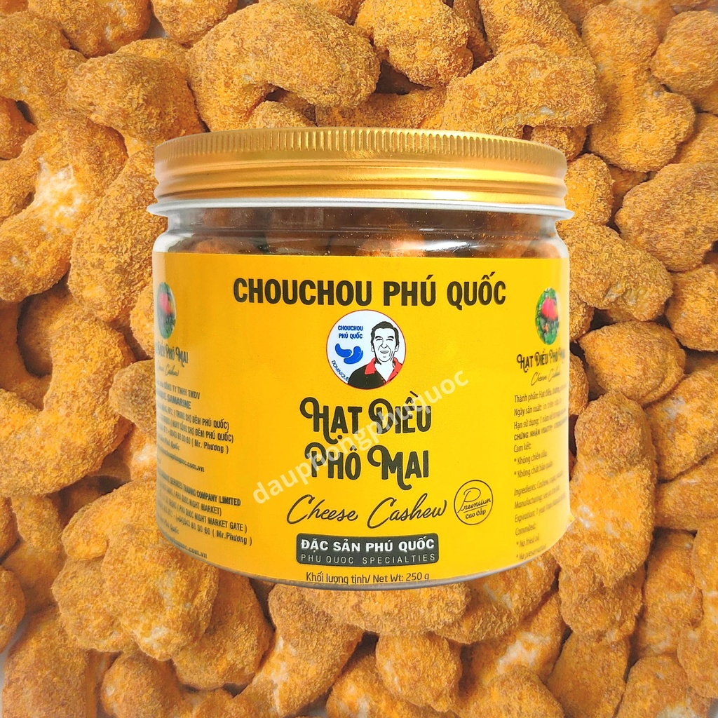 Hạt điều phô mai CHOUCHOU PHÚ QUỐC ÔNG TÂY - 250g