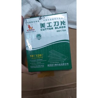 10 LƯỠI DAO DÙNG CHO DAO RỌC GIẤY LOẠI DÀY HIỆU BERRYLION THÉP SK5 SIÊU BÉN