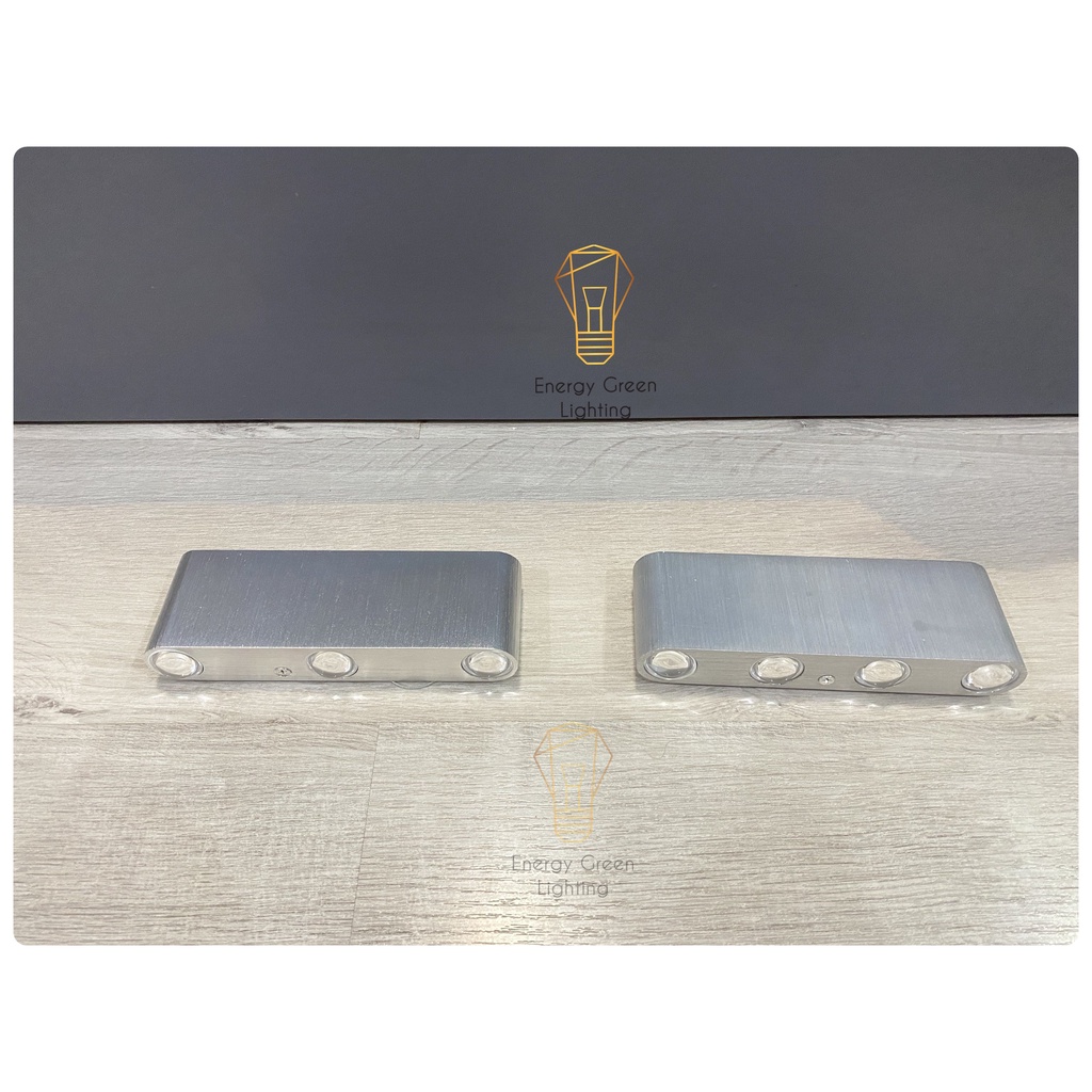 Đèn Hắt Tường Energy Green Lighting 2 Đầu Chiếu Sáng DT-168 6w - DT-169 8w Ánh Sáng Trắng/Vàng