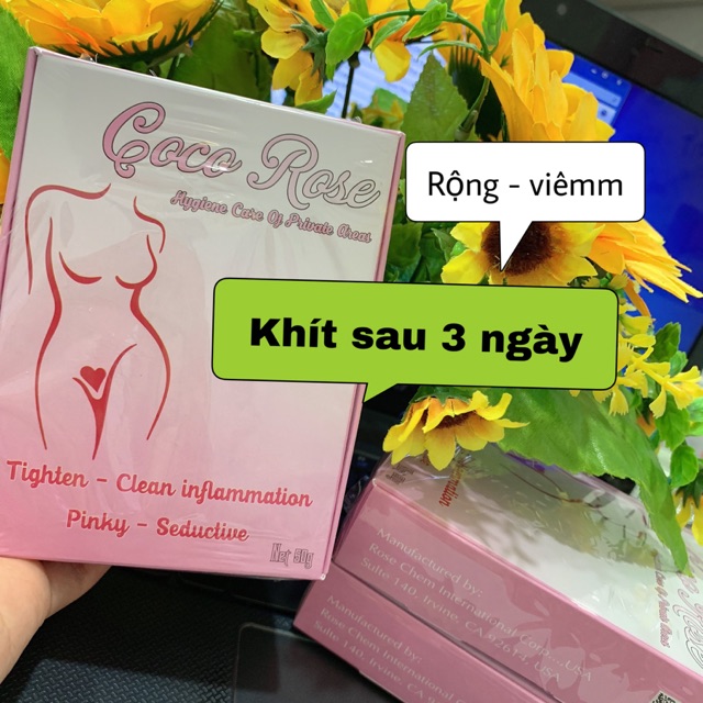 Se khít vùng kín COCO ROSE hàng chuẩn mỹ check mã QR thoải mái