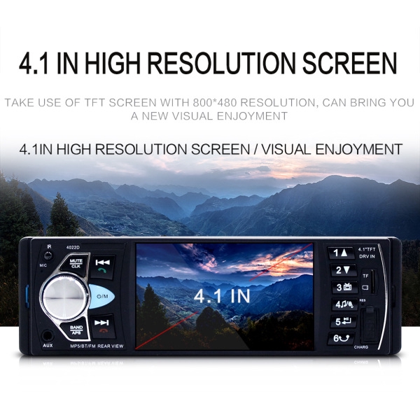 Đầu MP5 màn hình 4.1inch đa chức năng cho xe ô tô